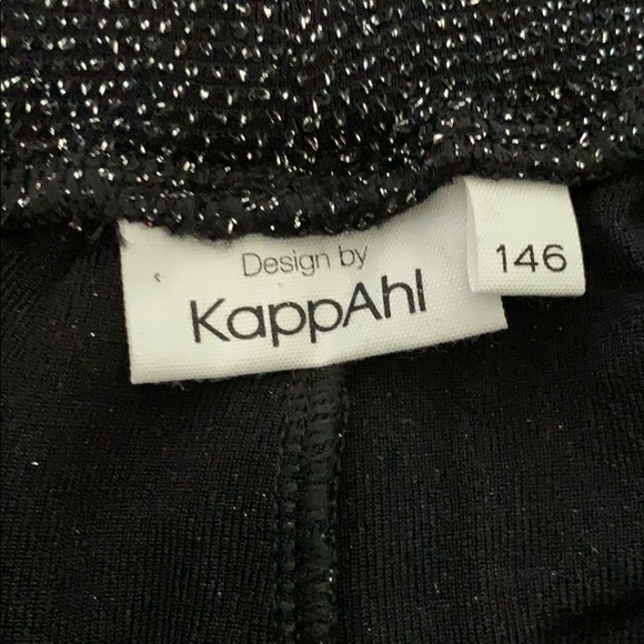 KappAhl black sparkly stretch ankle pants NWT - Picture 5 of 8